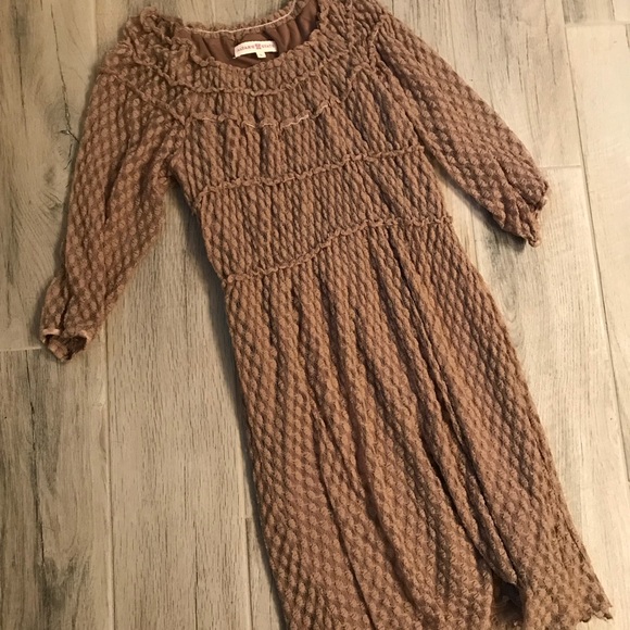 Altar'd State Dresses & Skirts - Brown Lace Dress Worn Once